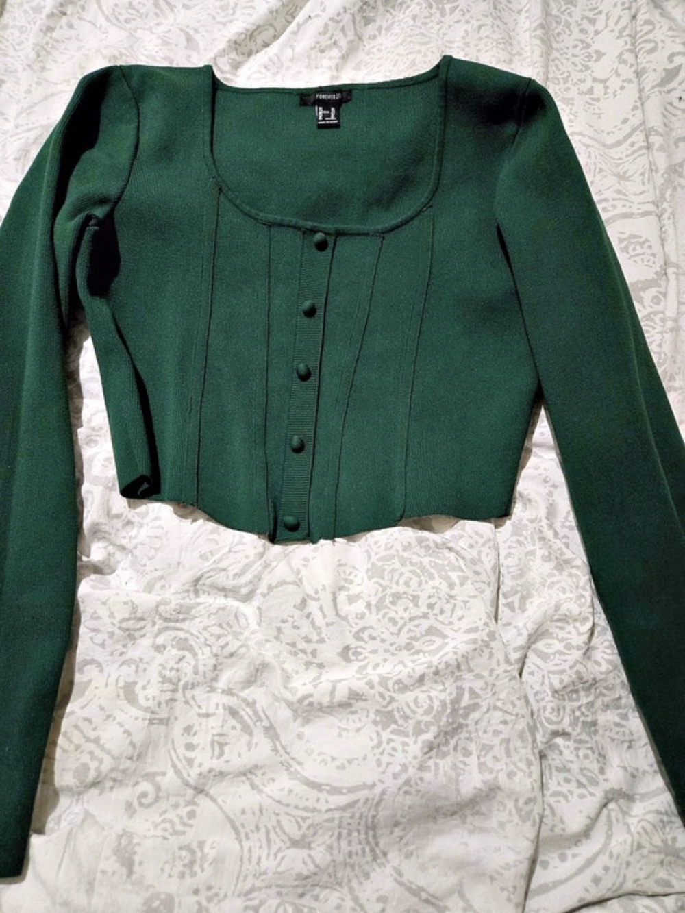 Forever 21 Green Top Size XL Like New